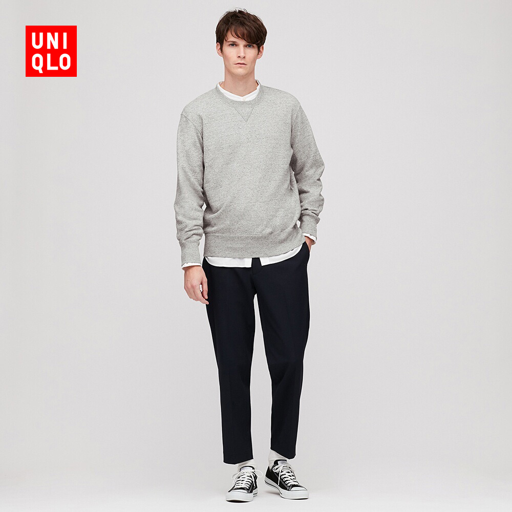 롱슬리브 남성 스웨트 셔츠 (긴팔) 419500 UNIQLO