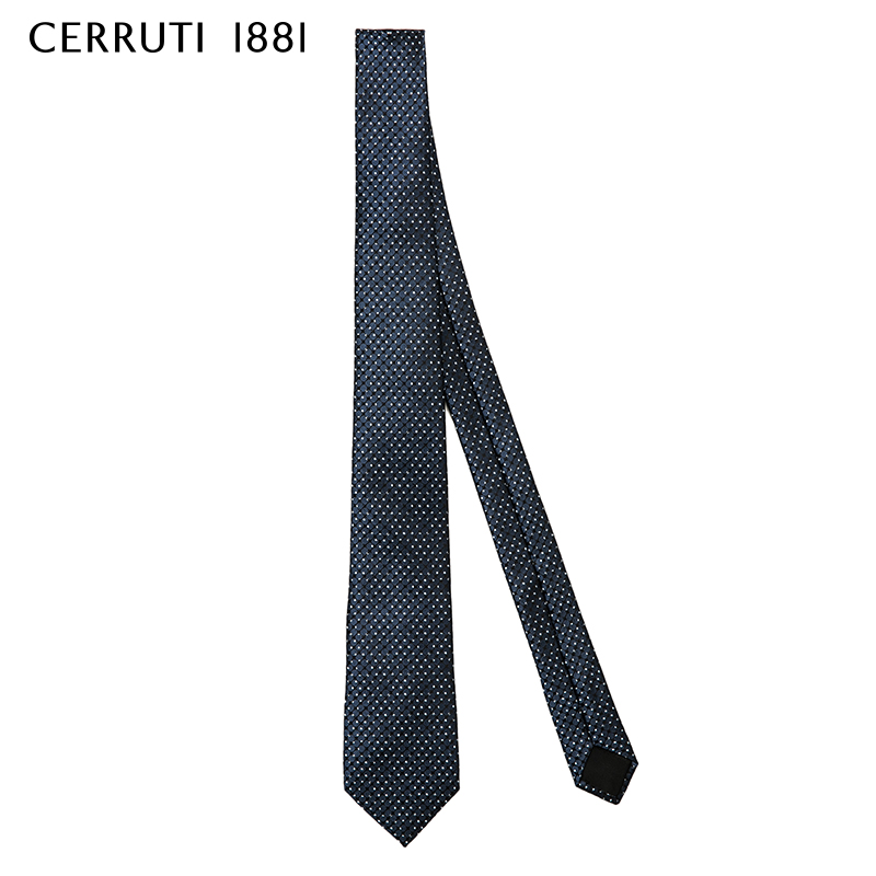 CERRUTI 1881 실크 캐주얼 스퀘어 무늬 비즈니스 정장 넥타이 C397910071