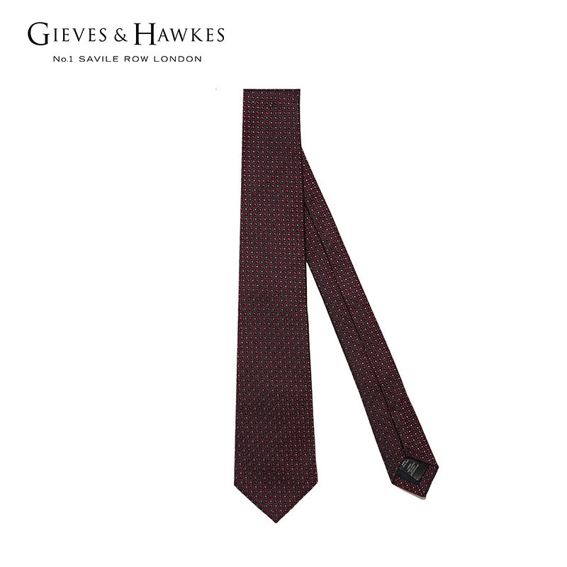 GIEVES & HAWKES 실크 타이 G3879EO661