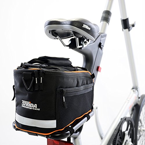 정품 STRIDA 속도 라이터 접이식 트레일 자전거 빠른 릴리스 반사 선반 가방 핸드백 수 배낭