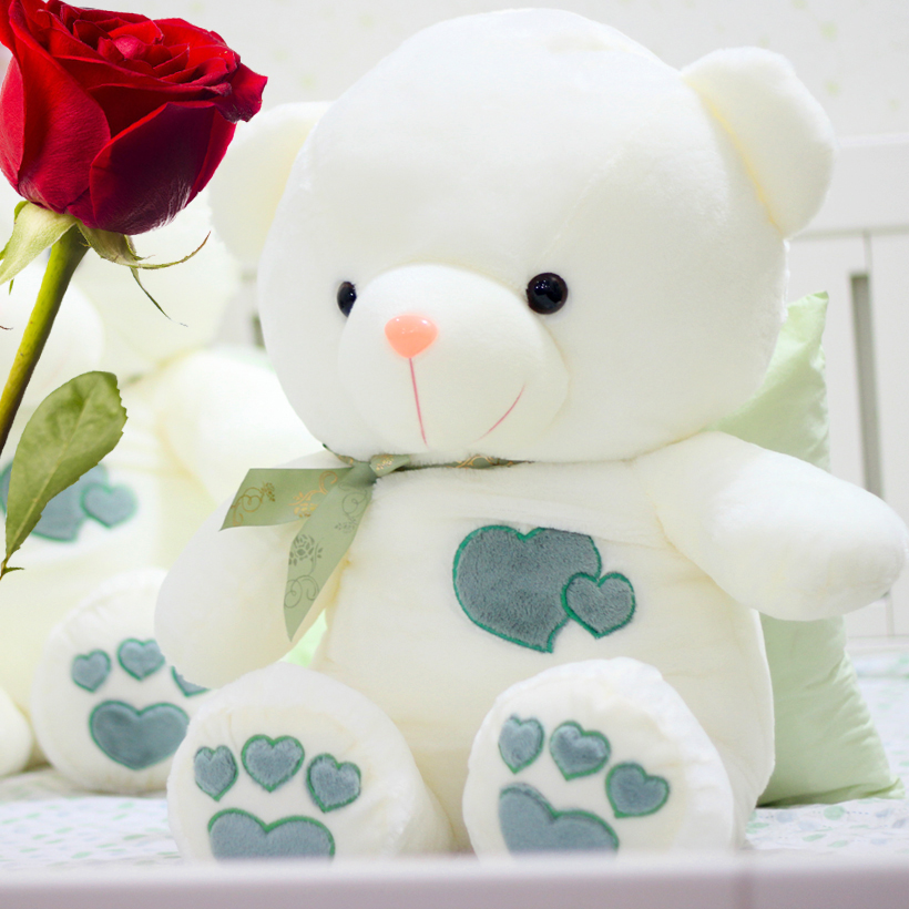 정품 테디 팬더 포옹 곰 잠자는 인형 인형 봉제 장난감 헝겊 인형 생일 선물 소녀