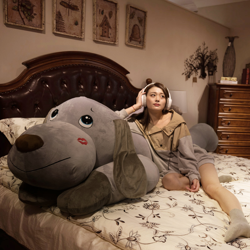 강아지 봉제 장난감 인형 잠자는 귀여운 침대 곰 베개 소녀 인형 래그 돌 생일 선물