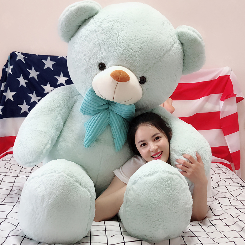 큰 곰 봉제 장난감 여자 친구 테디 팬더 인형 포옹 곰 1.6 헝겊 인형 소녀 귀여운 수면 포옹