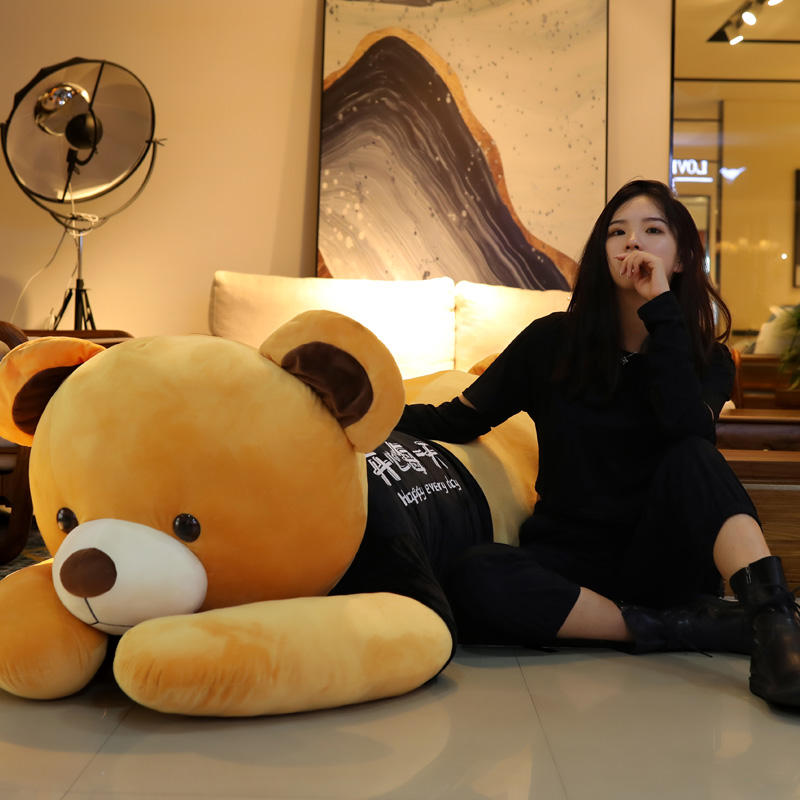 곰 인형 큰 헝겊 인형 귀여운 팬더 봉제 장난감 포옹 곰 소녀 잠자는 베개 침대 인형