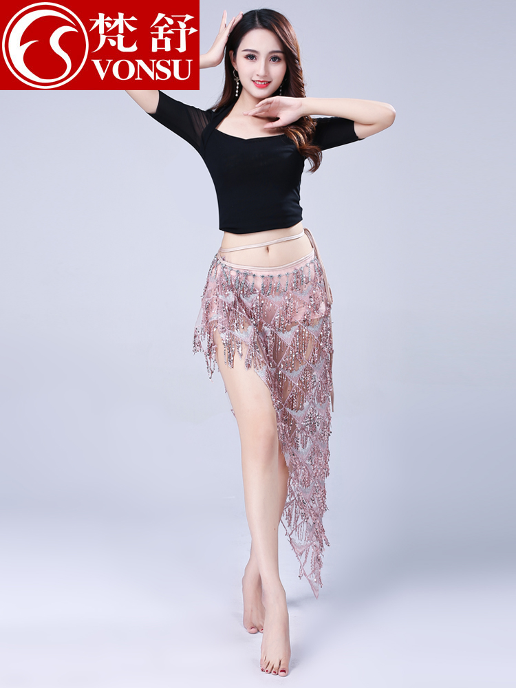 Fanshu 밸리 춤 의상 세트 새 겨울 옷 인도 연습 성능 운동복 여성