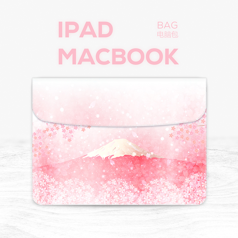 사쿠라 애플 노트북 맥북 컴퓨터 가방 112 13Air PRO15 라이너 가방 태블릿 ipad 가죽 케이스