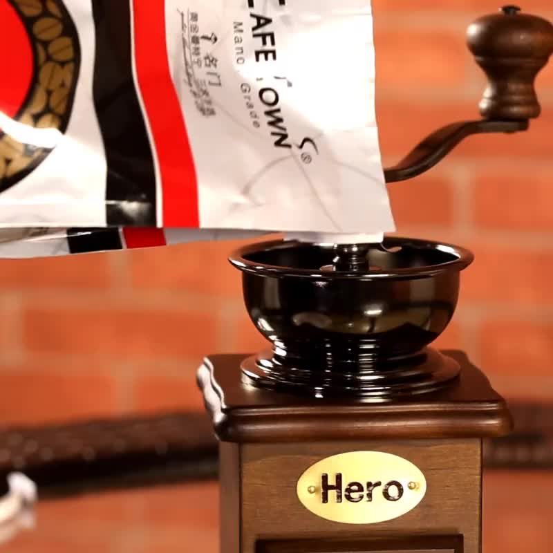 영웅 커피 그라인더 수동 콩 분쇄기 가정용