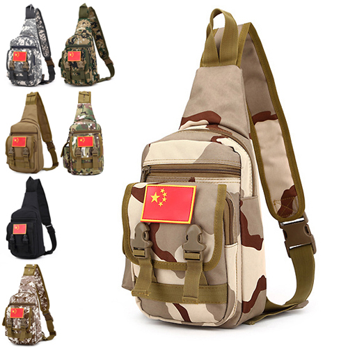 군사 팬 전술 가슴 가방 남성과 여성 야외 여행 등산 휴대 전화 가방 크로스 바디 백 크로스 가방 위장 어깨에 매는 가방