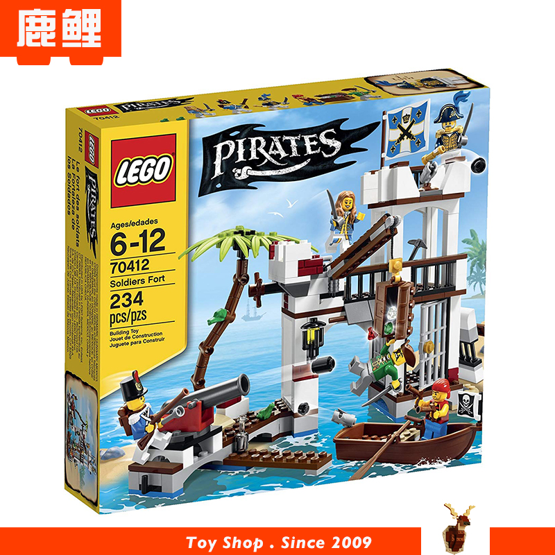 레고 레고 빌딩 블록 70412 군인 요새 해적 시리즈 절판 컬렉션 어린이 장난감 선물