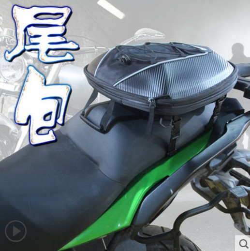 오토바이 뒷좌석 패키지 꼬리 가방 방수 기사 승마 기관차 헬멧 탄소 섬유 오일 탱크