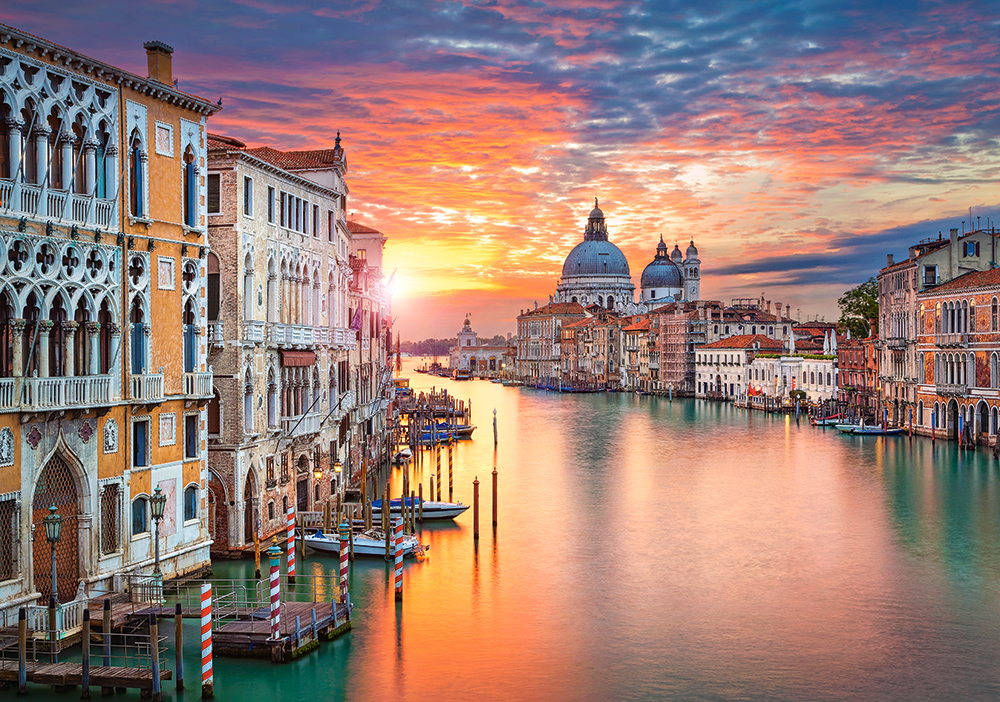 [재고 있음] Castorland Venice sunset 유럽 수입 퍼즐 교육 완구 500 개