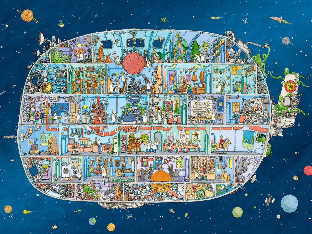 퍼즐 HEYE Spaceship 1500pcs 수입 르누아르