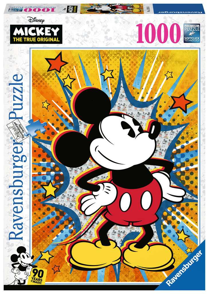 퍼즐 Ravensburger Mickey 90주년 기념 수입 완구 1000pcs