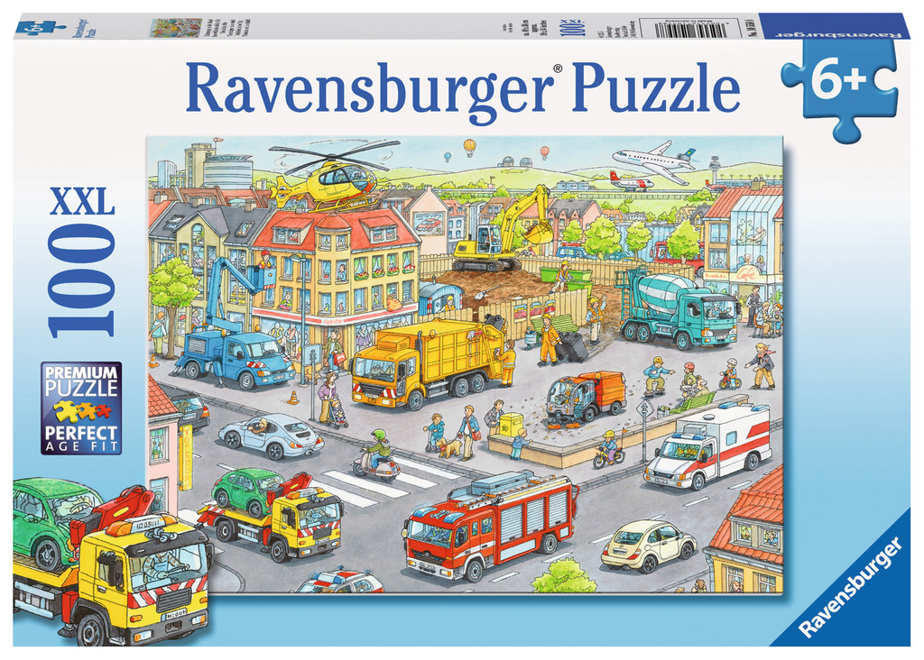 퍼즐 Ravensburger city car 수입 완구 100pcs