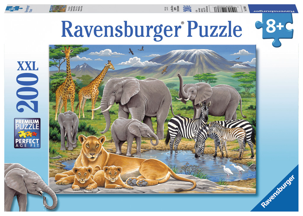 퍼즐 Ravensburger 동물의 왕국 200pcs 수입 완구