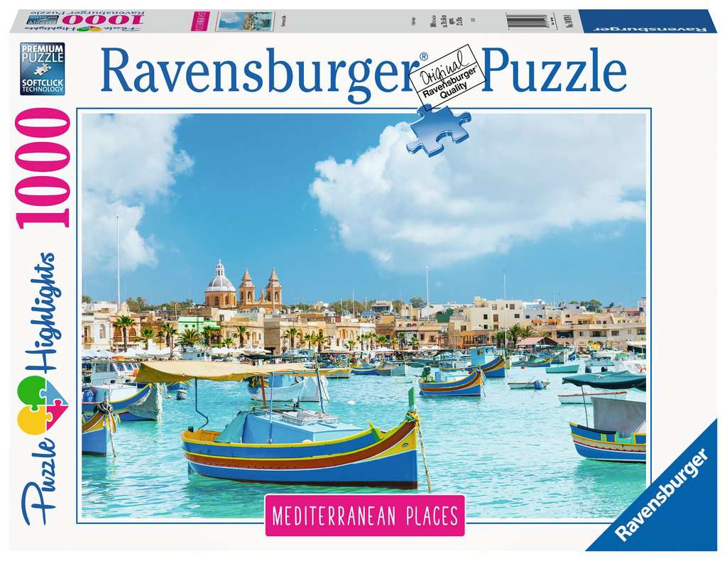 [재고 있음] Ravensburger 지중해 몰타 독일 직수입 퍼즐 완구 1000 장