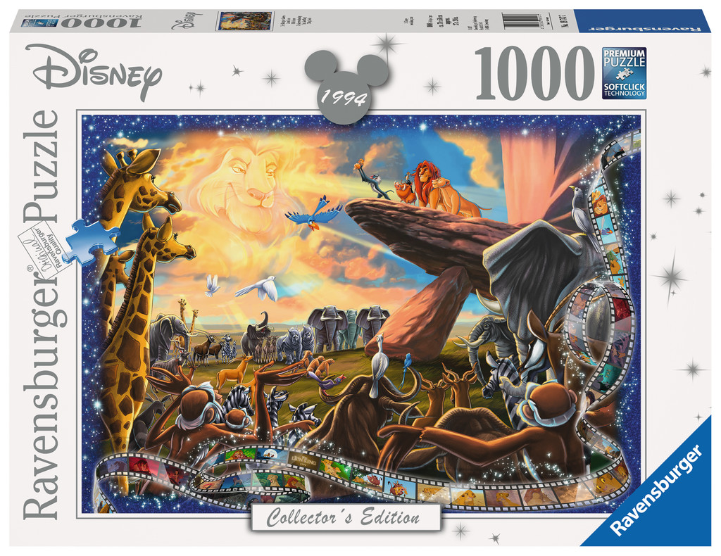 [재고 있음] Ravensburger The Lion King Disney 1000 Pieces Jigsaw puzzle 독일에서 수입