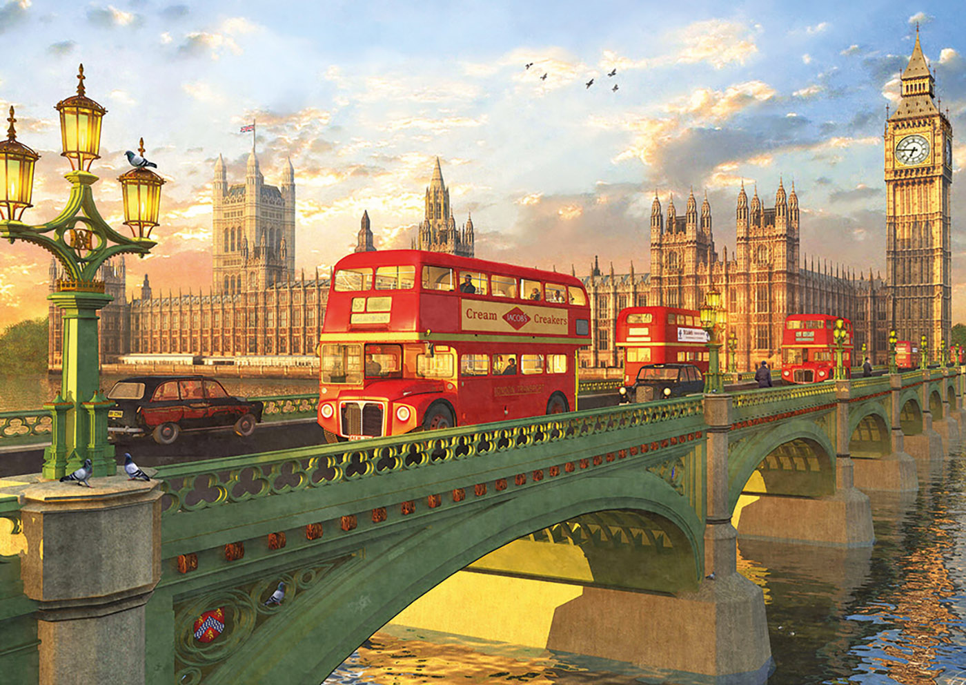 [Spot] Educa London Westminster Bridge 2000 조각 스페인 수입 퍼즐 르누아르