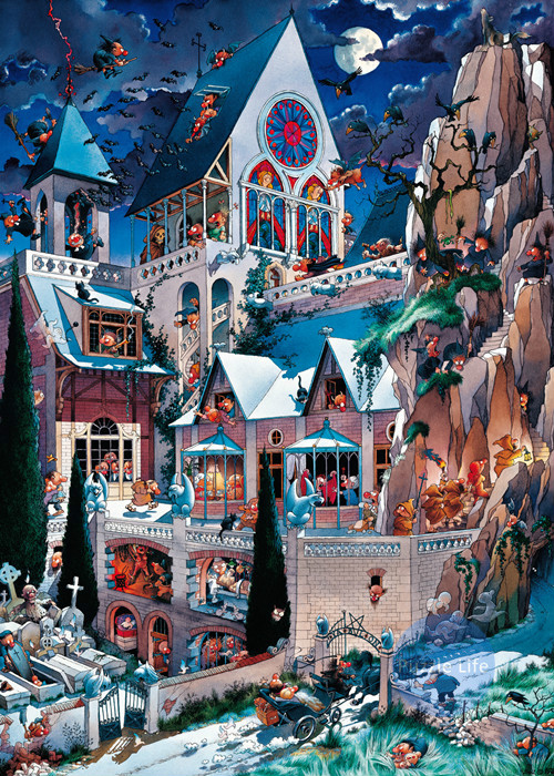 [재고 있음] HEYE Horror Castle 2000 삼각형 상자 독일 수입 퍼즐 르누아르 LOUP