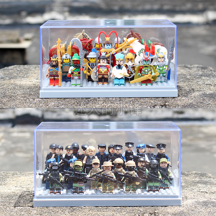 LEGO My World Minifigures Phantom Ninja Revenge 4 Alliance Display Box와 호환되는 조립 된 Wei Le 빌딩 블록