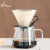 CAFEDEWINNER 커피 쉐어 포트 가정용 핸드메이드 내열 유리 냄비