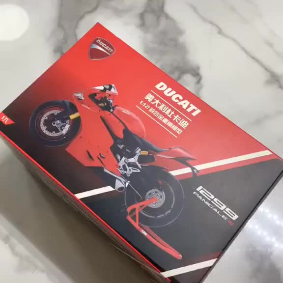 TSM 112 Ducati 1299 Panigale S 2015 시뮬레이션 합금 오토바이 모델 선물 컬렉션