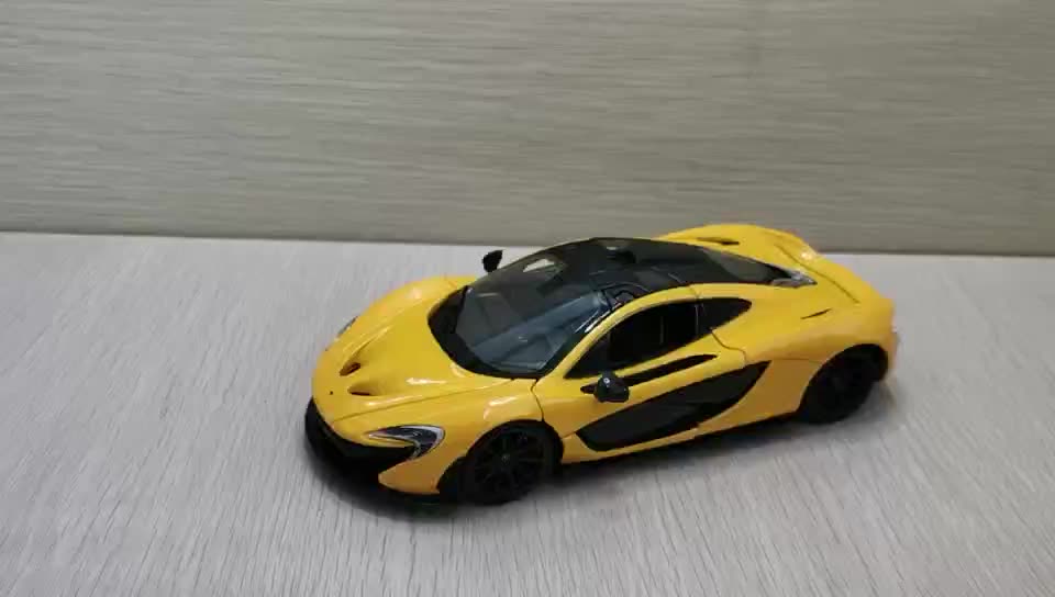124 McLaren P1 슈퍼 스포츠카 모델 실행 합금 자동차 금속 컬렉션 장식품 소년 생일 선물