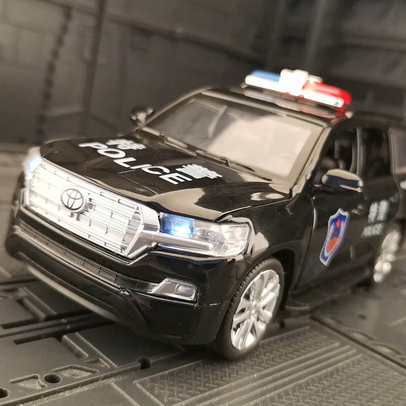 시뮬레이션 도요타 멋진 도로 Ze 합금 자동차 모델 SUV 공공 보안 특별 경찰 금속 장난감 생일 선물