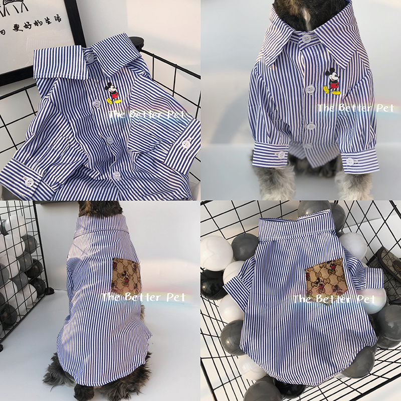 브랜드 애완 동물 슈나우저 테디 Bomei 만화 스티치 봄 여름 얇은 셔츠 개 고양이 여름