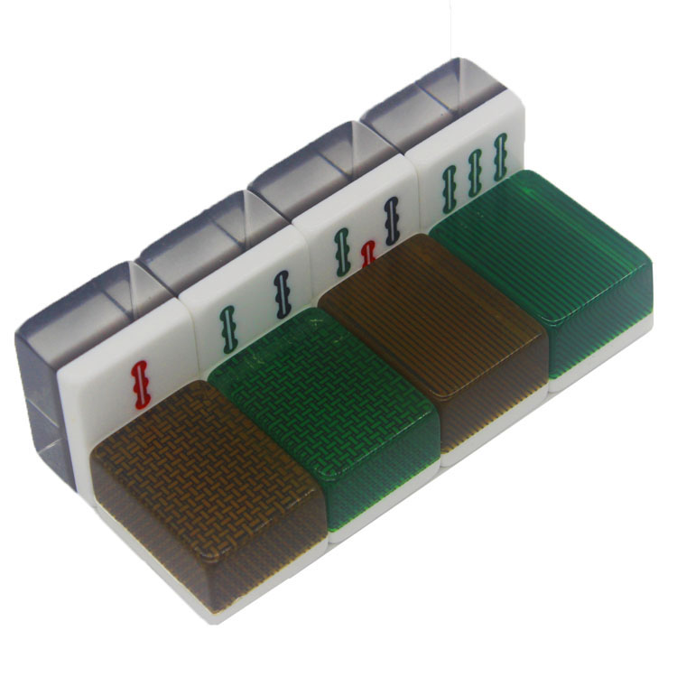 Lai Cai Medium Small Mahjong 3 레이어 크리스탈 Home 32mm 대만 버전 글꼴