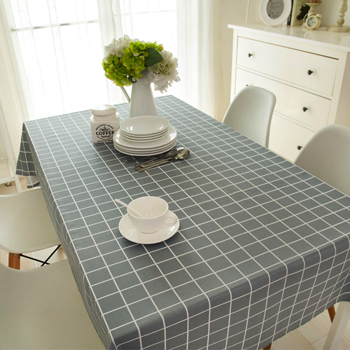 지중해 체크 무늬 식탁보 패브릭 식탁 커피 테이블 천 북유럽 커버 스튜디오 큰 직사각형 대형