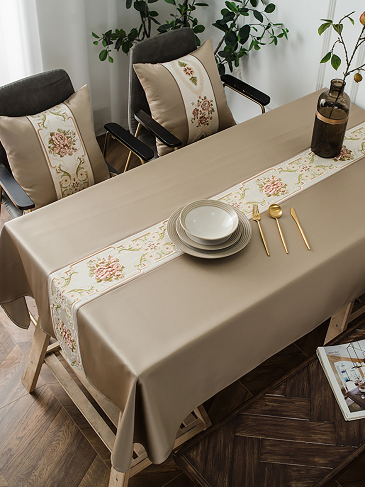 식탁보 방수 및 기름 방지 스케일 일회용 ins 북유럽 식탁 커버 직사각형 홈 커피 테이블 매트 pvc