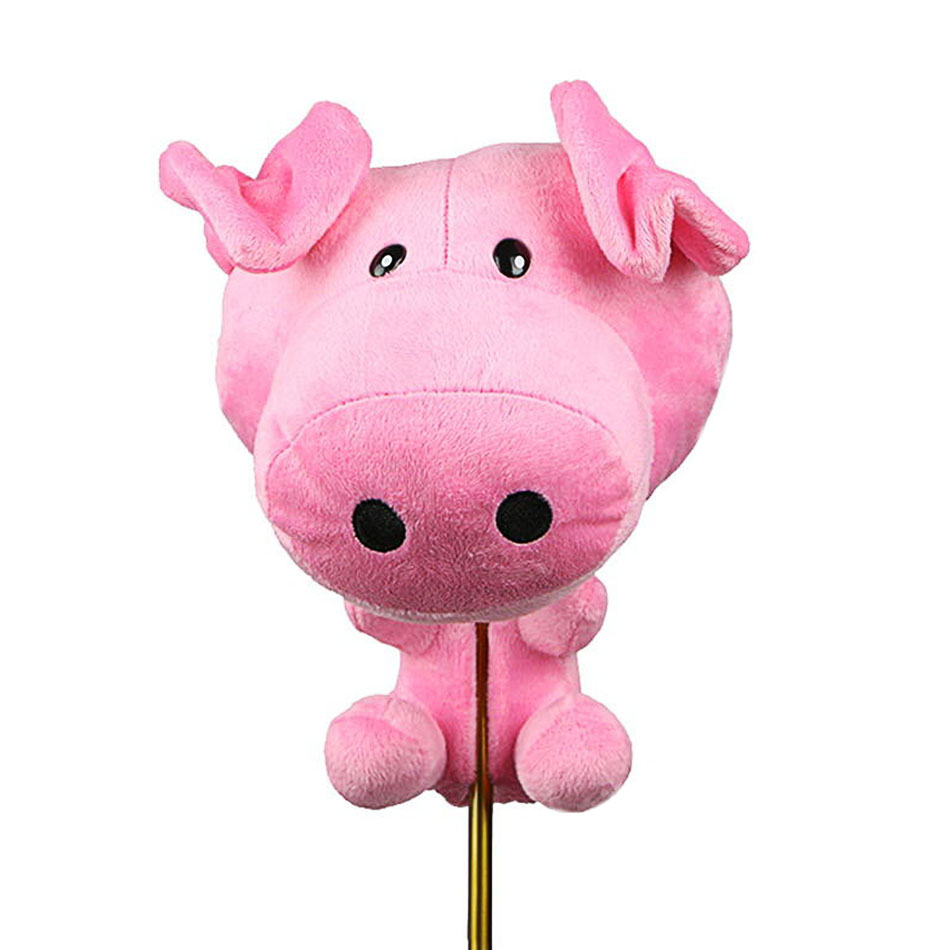 프로모션 골프 클럽 캡 세트 1 호 나무 극 핑크 귀여운 돼지 만화 동물 보호 케이스 두꺼운 안감