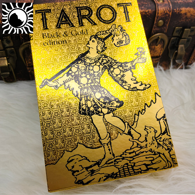 수입 Tarot 매트 골드 Edition 타로카드