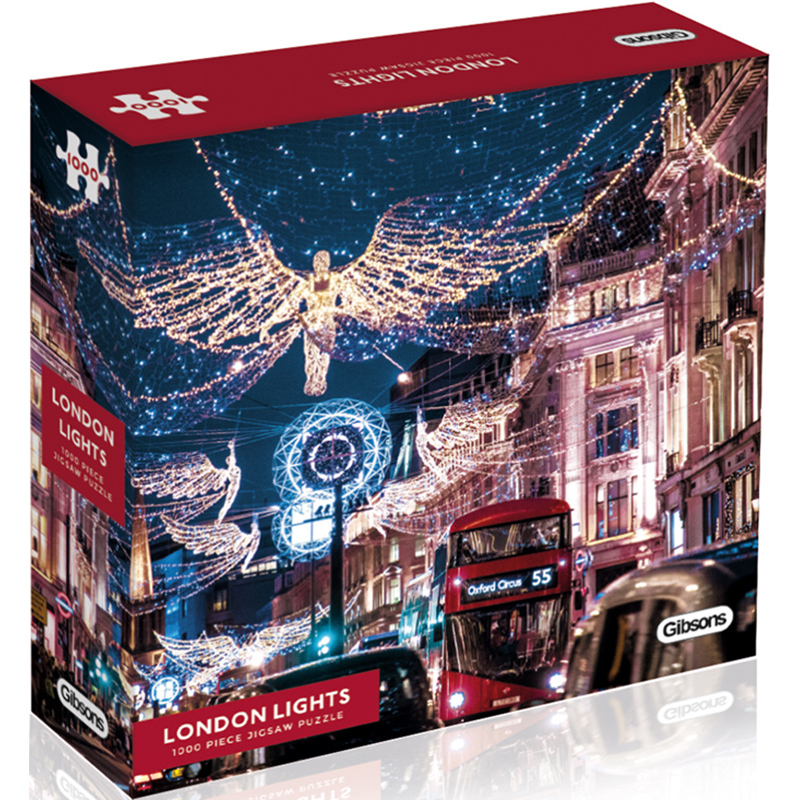 Gibsons 영국 수입 퍼즐 1000조각 런던 밤 직소퍼즐 선물