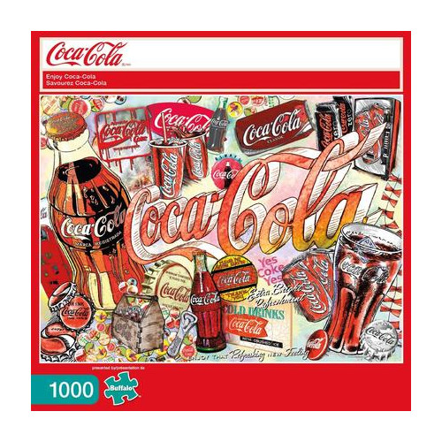 미국 버팔로 게임 문학 클래식 코카콜라 퍼즐 도전 1000 조각
