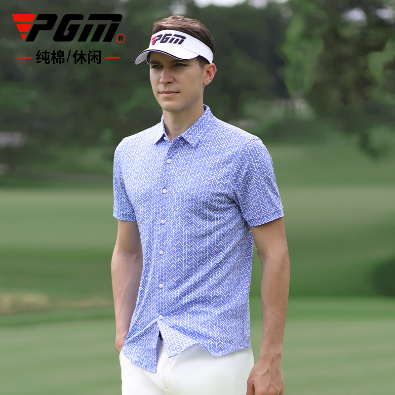 PGM 2020 새로운 골프 의류 남성 반팔 티셔츠 골프 캐주얼면 남성 의류