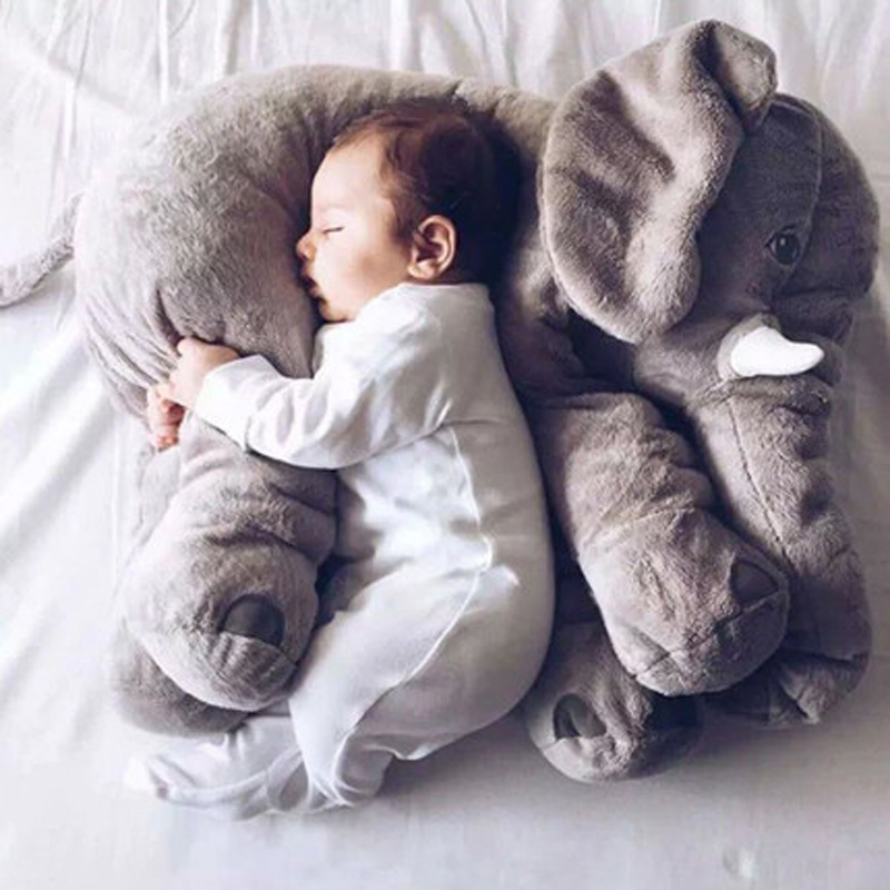실용적인 코끼리 인형 베개 봉제 장난감 수면 인형 아기 수면 인형 인형 소녀 일 선물