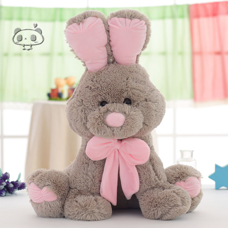 미국 큰 귀가 토끼 인형 봉제 장난감 토끼 인형 인형 인형 소녀 생일 선물