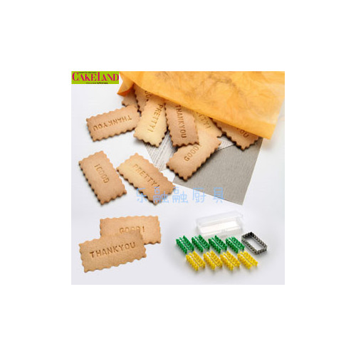 쿠키 스탬프 CAKELAND Japan 제빵 금형 비스킷 형 인쇄 편지