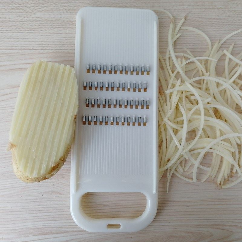 채칼 슬라이스 슈레더 크리에이티브 야채 감자 파쇄 생강 마늘 칩 스트립 수세미 스크레이퍼 기계