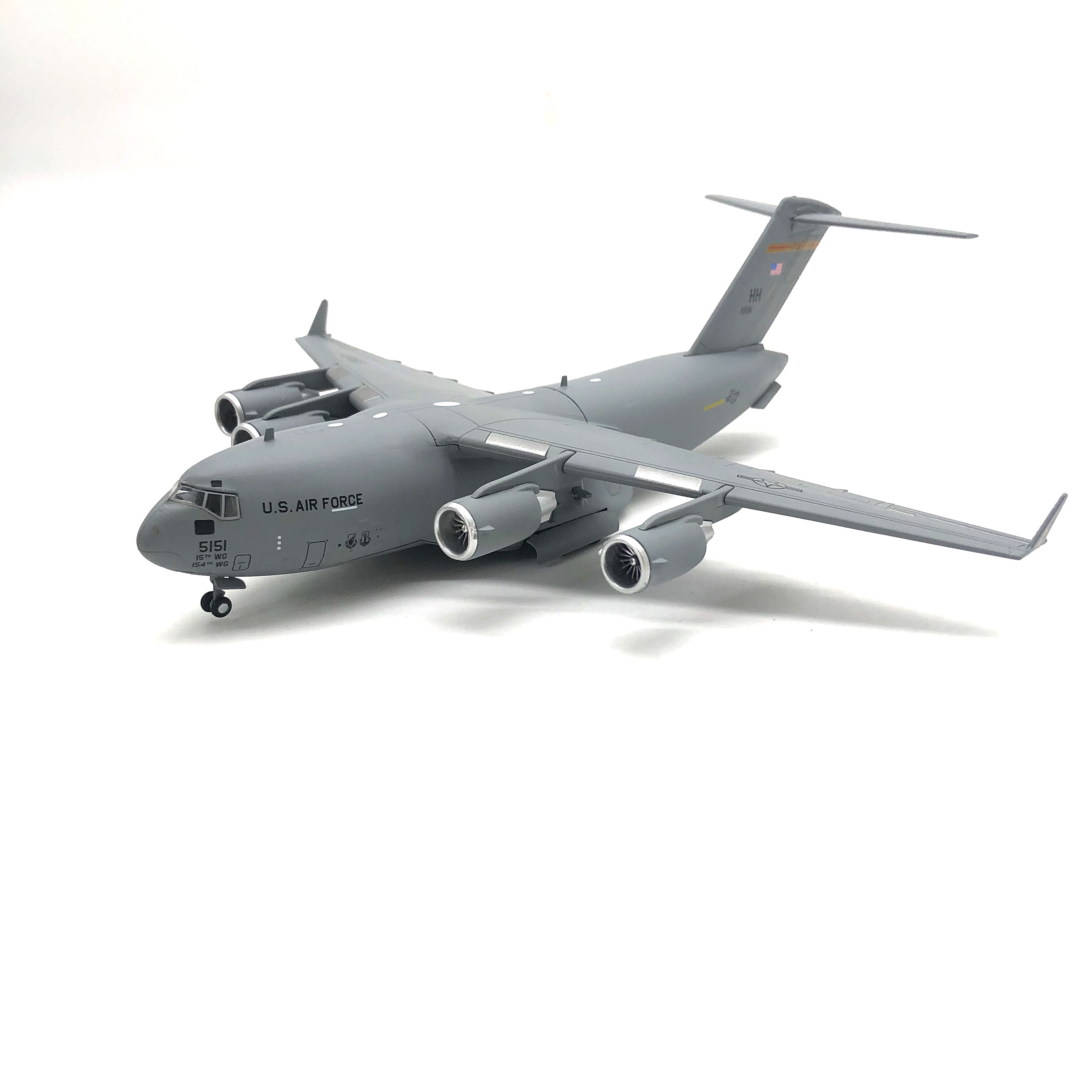1/200 nsmodel 미 공군 C-17 글로벌 오버로드 수송 항공기 전투기 모델