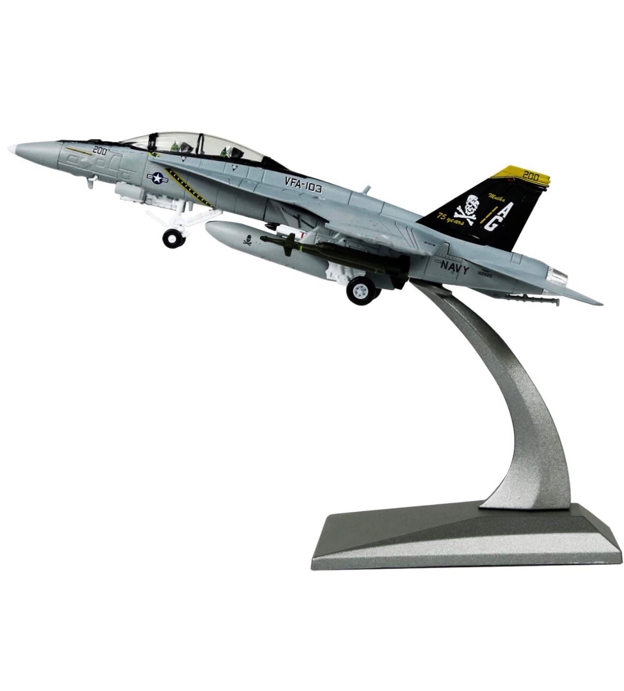 1/100 미국 F-18F 전투기 공격 항공기 Dahuangfeng 시뮬레이션 합금 모델 완제품