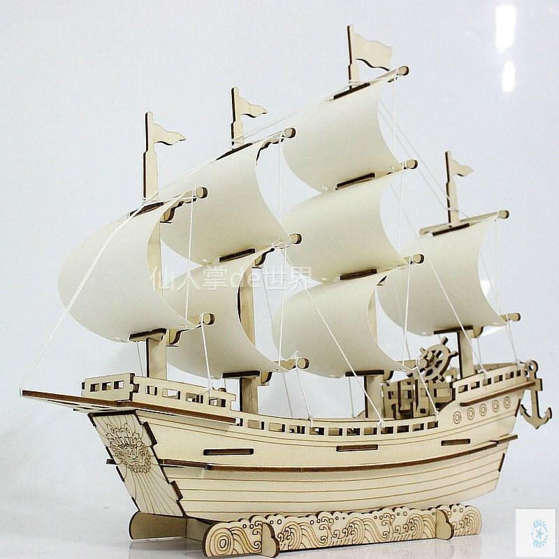 목조 범선 모델 DIY 수제 조립 나무 3D 입체 퍼즐을 조립하여 나무 선박 모델을 재생합니다.