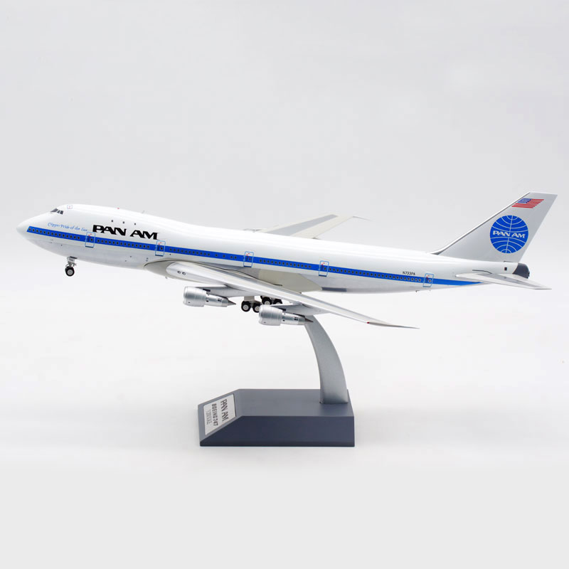 기내 1 /200 항공기 모형 합금 Pan Am Boeing B747-/100 N733PA 광택