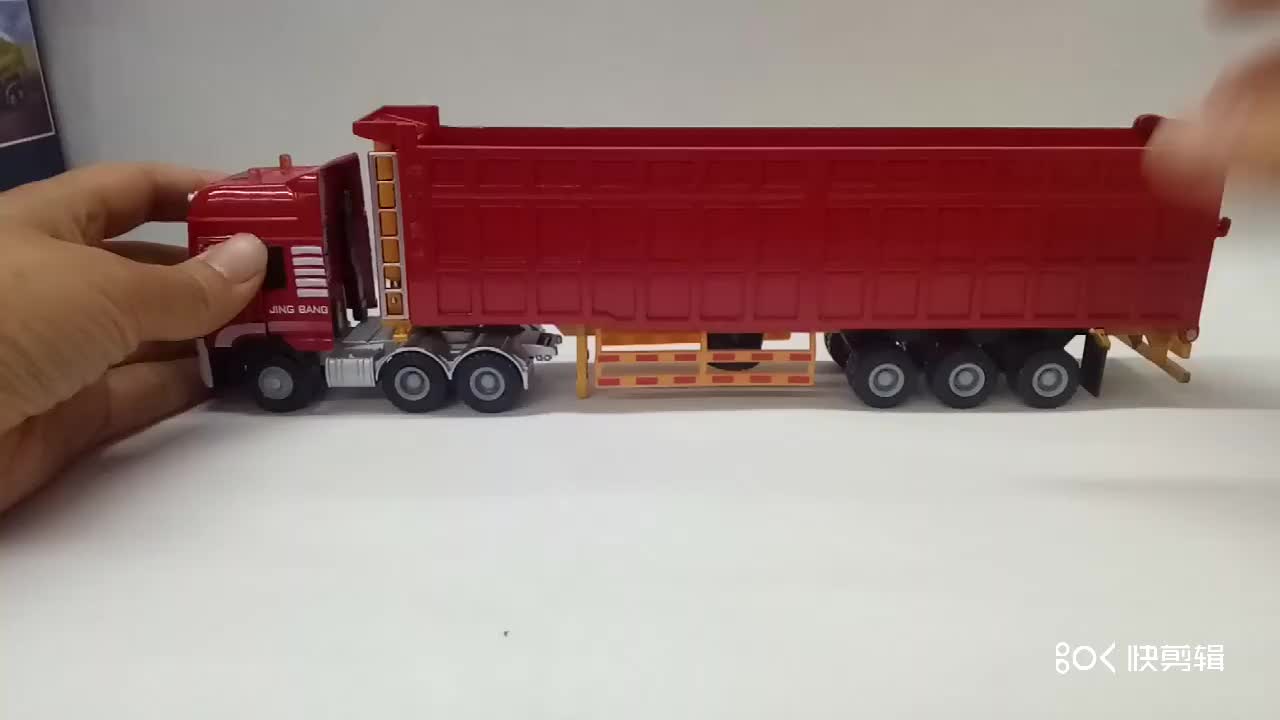 1/50 합금 세미 트레일러 무거운 수송 트럭 덤프 박스형 장난감 모델