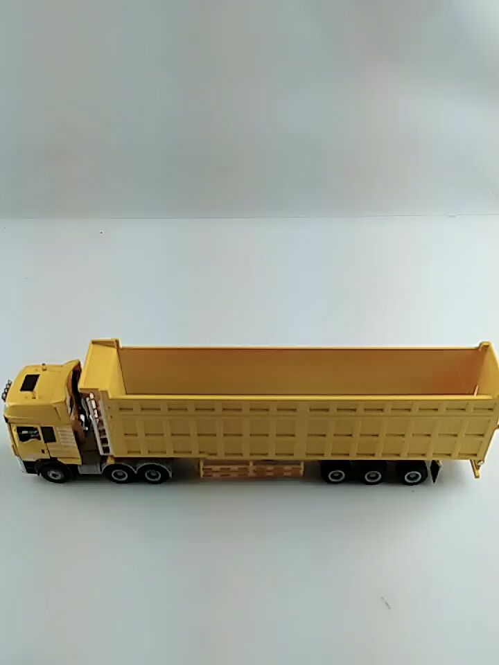 합금 트럭 모델 세미 트레일러 무거운 수송 트럭 무거운 트럭 덤프 덤프 트럭 엔지니어링 차량 어린이 장난감