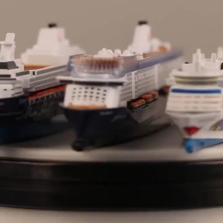 독일 Shi Gao Siku 대형 크루즈 선박 퀸 메리 럭셔리 여객선 스피드 보트 시뮬레이션 합금 모델 장난감