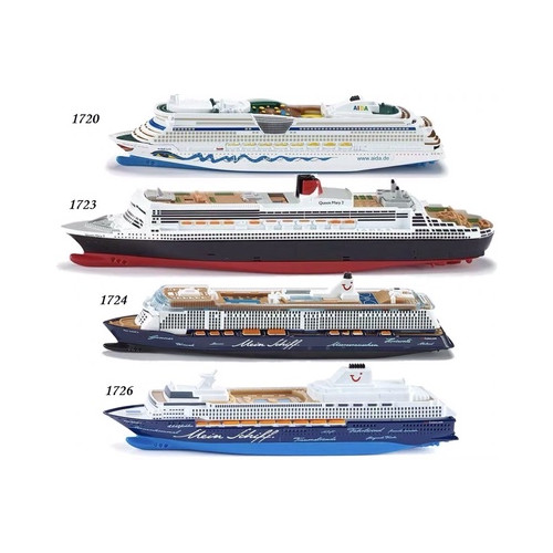 독일 Shi Gao Siku 대형 크루즈 선박 퀸 메리 럭셔리 크루즈 여객선 스피드 보트 시뮬레이션 합금 모델 장난감
