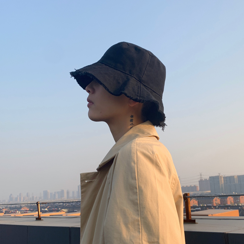 모자 남성 트렌드 마모 가장자리 일본 벙거지 브랜드 패션 청소년 태양 분지